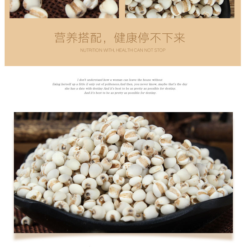 Yi Yi Ren (Coix Seed / Job's Tears) — Dried Food-Herb Grain for Tea, Soup & Congee overview