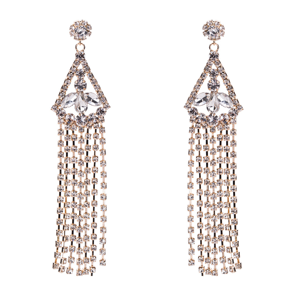 Alloy Fashion Geometric earring(Golden) NHJE1171-Golden