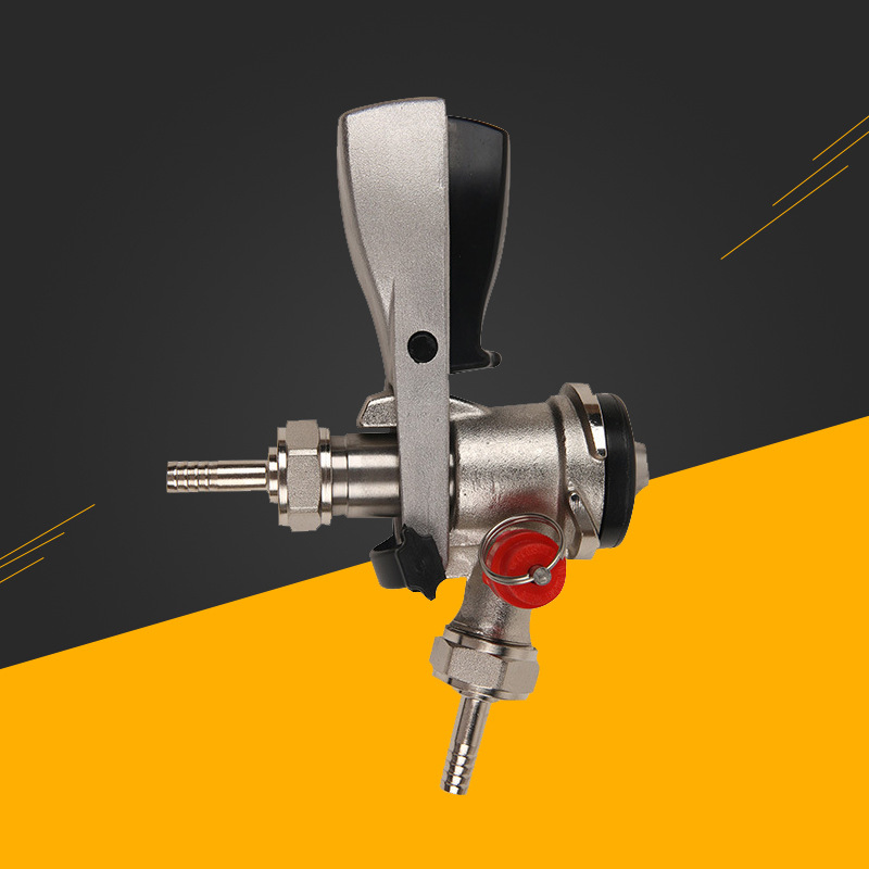 厂家直供 啤酒设备分配器 D型带排气阀分配器小桶连接器分配器