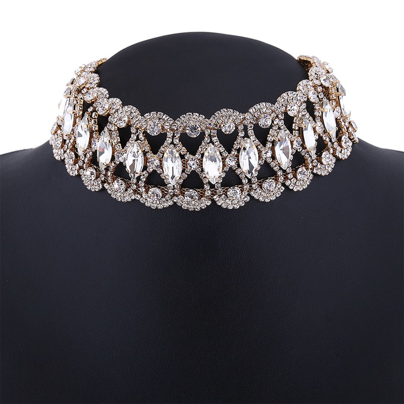 Women's Gender Simple Style Solid Color Alloy Chain-free Choker Wholesale