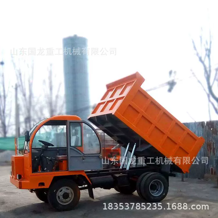 农用轮式四不像运输车厂家8吨四驱自卸工程车柴油车山地柴油动力