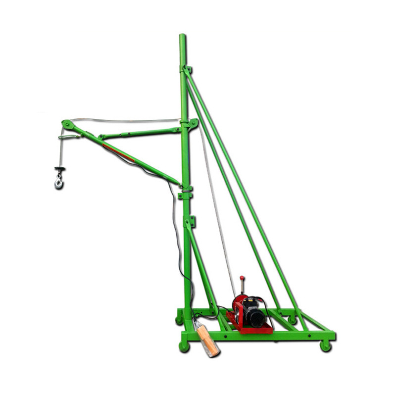 220v小型吊运机建筑360度旋转吊机吊沙机室外装修家用380v 提升机