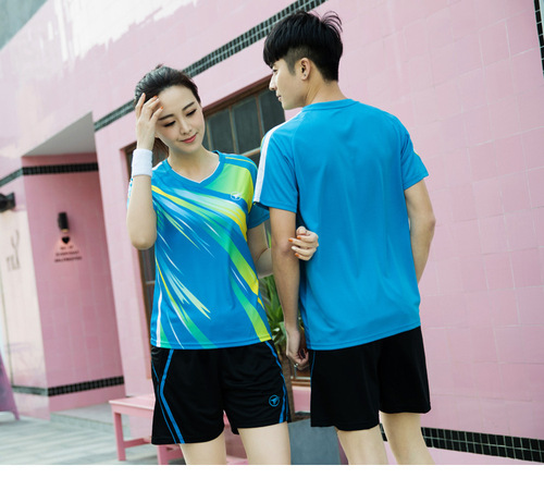 New Quick-Drying Badminton Suit Set for Men Summer Badminton Clothes for Men and Women Ping Pong Uniform Running Sportswear Dropshipping One Piece