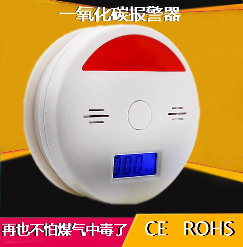Независимое Обнаружение угарного газа Бытовая звуковая и световая сигнализация CO беспроводное Обнаружение сажи
