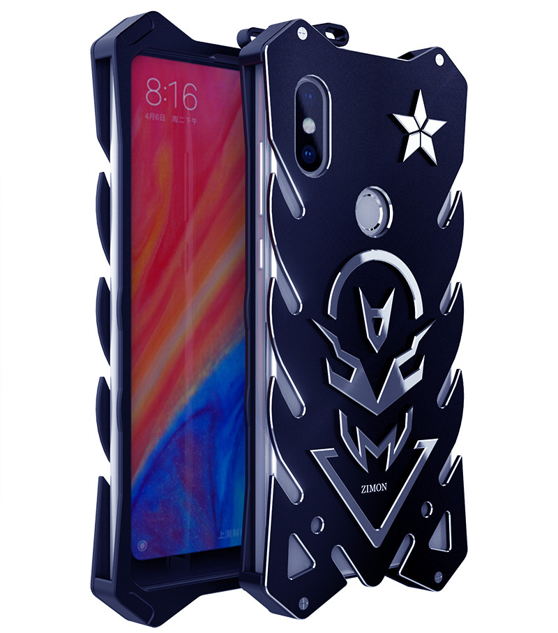 SIMON New THOR II Aviation Aluminum Alloy Shockproof Armor Metal Case Cover for Xiaomi Mi MIX 2s