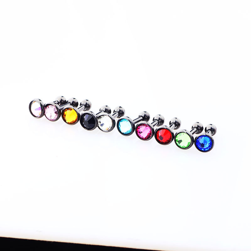 Steel Ball Stainless Steel Straight Dumbbell Ear Bone Nail Human Body Piercing Jewelry 10/Bag detail image 7