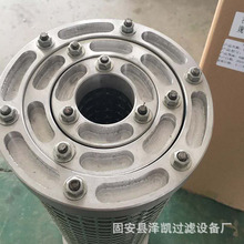 电厂钢厂滤筒汽轮机滤芯不锈钢滤芯LY38/25三并联滤芯耐高温滤芯