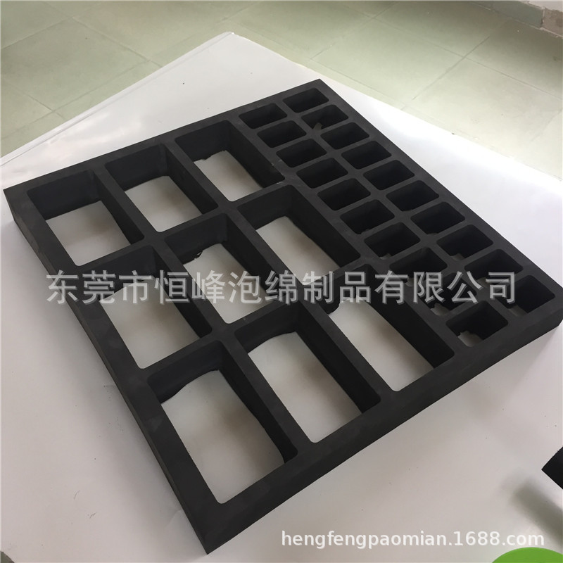 推荐海绵泡绵防火托盘 防静电海绵包装内衬 功能性泡绵托盘