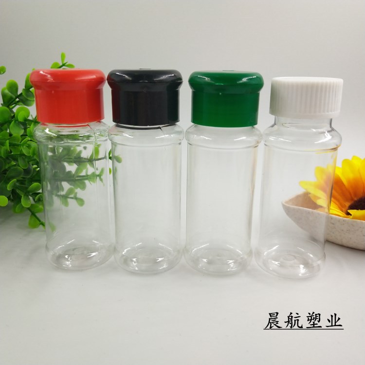 En existencia 100mL botella de plástico 100mL sub-botella de plástico para mascotas