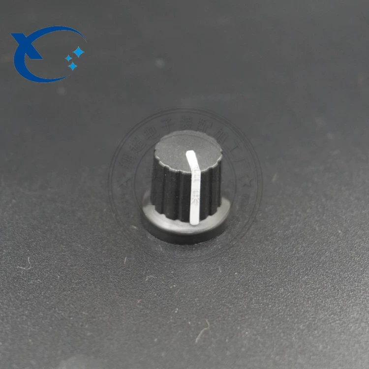 CZ3-101 6 мм Внутреннее отверстие пластиковая ручка потенциометр шляпа внешний диаметр 15X17 аудио ручка