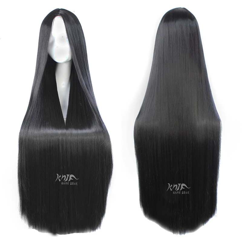 Long female emperor Flower and Bone Sansei Ten. Peach blossom Middle score scalp COS Wig 1 m Zhenzi has long straight hair