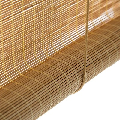 透景循环拉珠系统 细丝圆竹 定制竹卷帘 用于餐厅 酒店 民宿