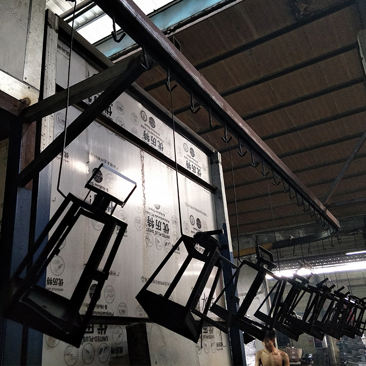 工艺品喷粉 五金表面处理 快速加工 喷粉生产线展示加工表面处理