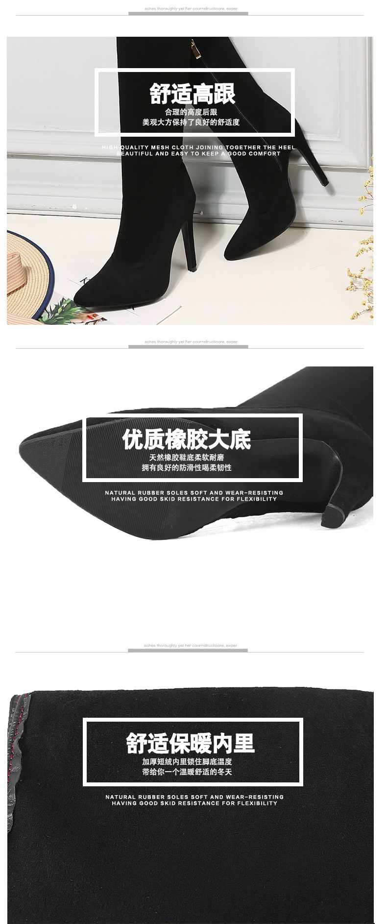 Bottes femme en Daim - Ref 3355064 Image 15