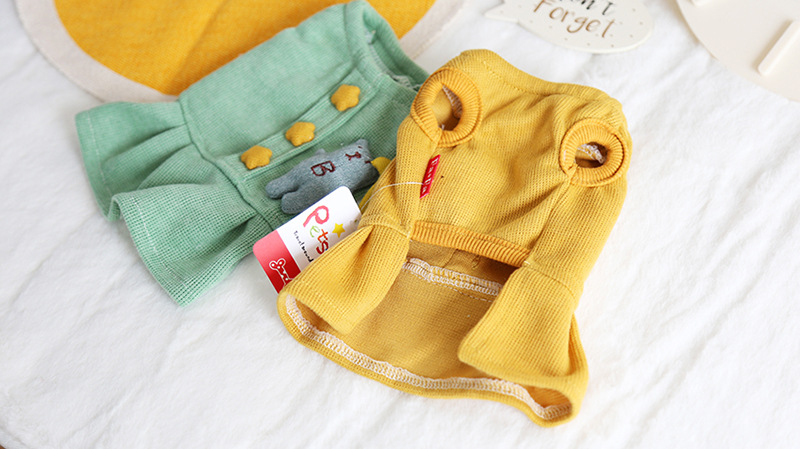 小熊星星扣连身裙