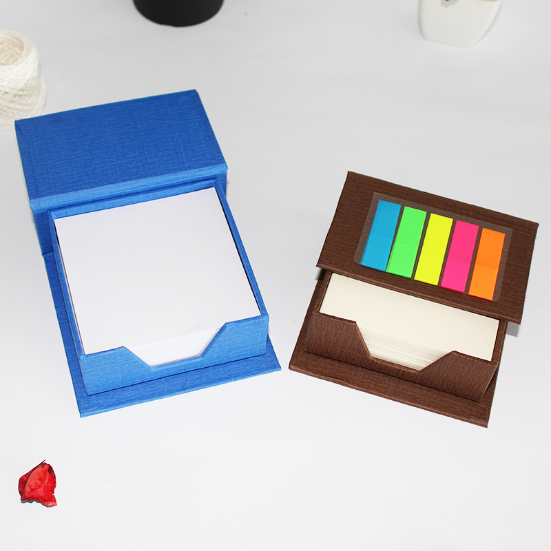 Customized note paper colour Notepad Sticky bookmark business affairs to work in an office Paper brick Can be printed logo Notes box