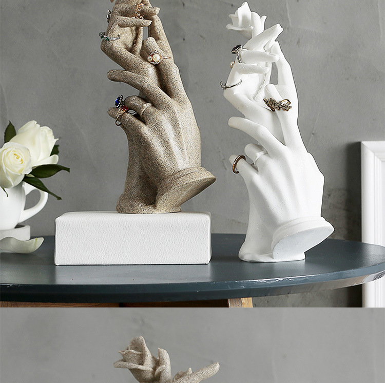 Style Simple Main Résine Sculpture Porte Bijoux display picture 1