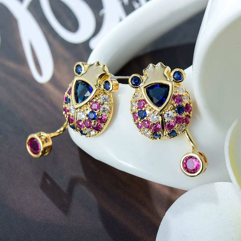 Серьги 欧蒂娜, серебряные иглы, модный цирконий, серебро 925 пробы, корейский стиль, оптовая продажа