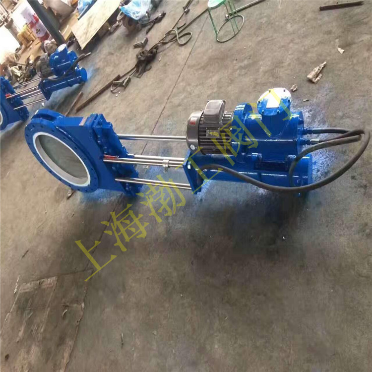 PZ273TC-10C 电液动耐磨陶瓷刀闸阀 电液控插板阀