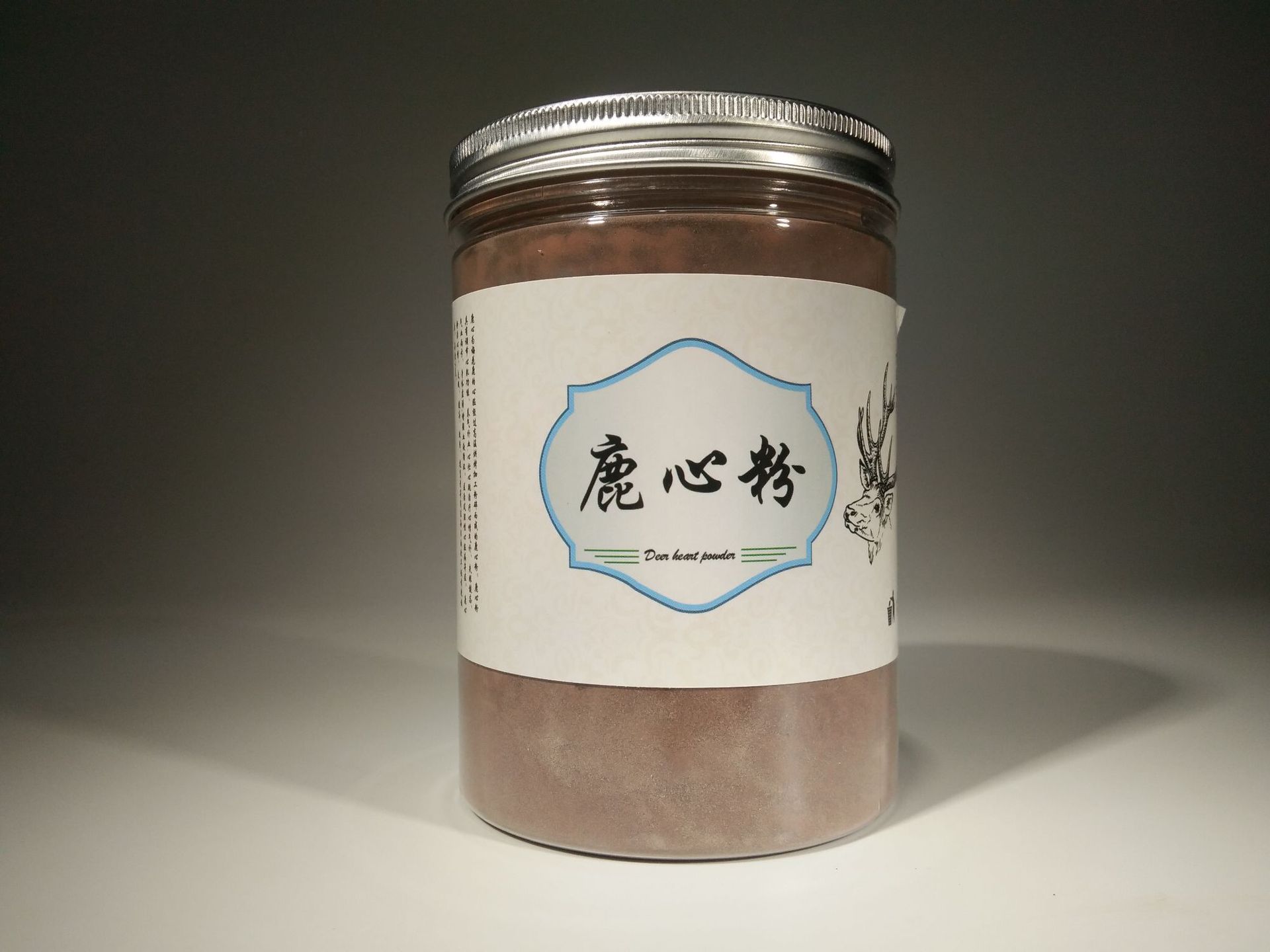 吉林特产长白山鹿乡直供花鹿心干鹿心粉瓶装100克批发参茸特产|ru