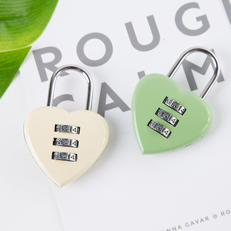 Steel wire rope combination lock padlock luggage bicycle combination lock spherical combination lock cartoon combination padlock pic 30