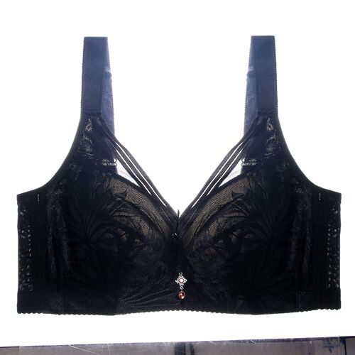 250 pounds fat mm large size full cup big breasts show small breathable adjustment women's underwear bra bra