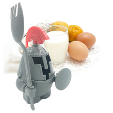 斯巴达鸡蛋托带勺子可拆卸战士蛋托骑士杯托小兵托蛋器儿童餐具