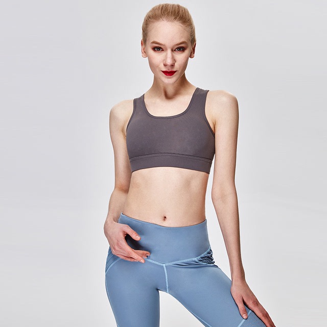 New Kind of Sports Bra Shock-proof Nylon Fitness Beauty Back Shock-proof Underwear Vest Bra Quick-drying vest Woman