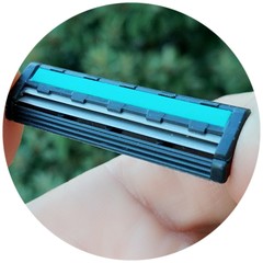 Set of two-layer manual razors, old-fashioned razors, stainless steel convenient double-layer razor blades wholesale