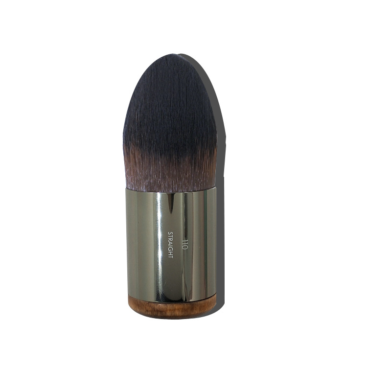 玫瑰菲110子弹头粉底刷短柄铜管便携款化妆刷厂直销支持一件代发|ms