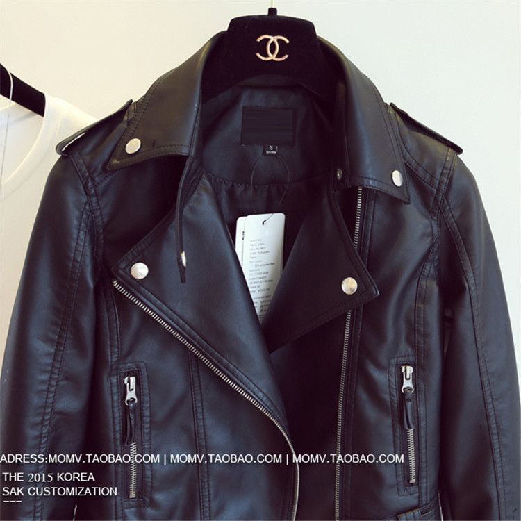Veste cuir femme en PU - Ref 3331415 Image 8
