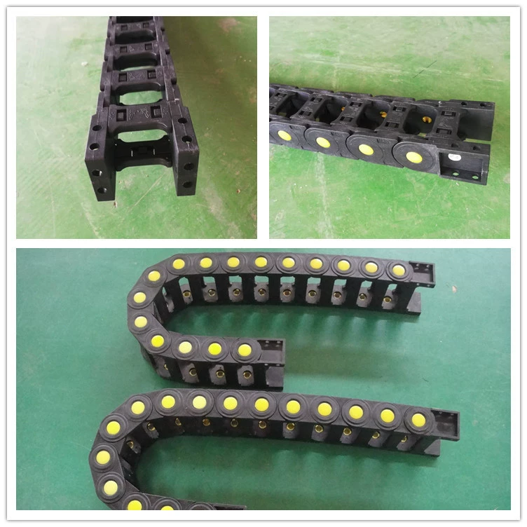 Перетаскивающая цепь короб цепь резервуара нейлоновый станок для резьбы по пластику Тормозная цепь 1530 резервуар закрыт через короб 18