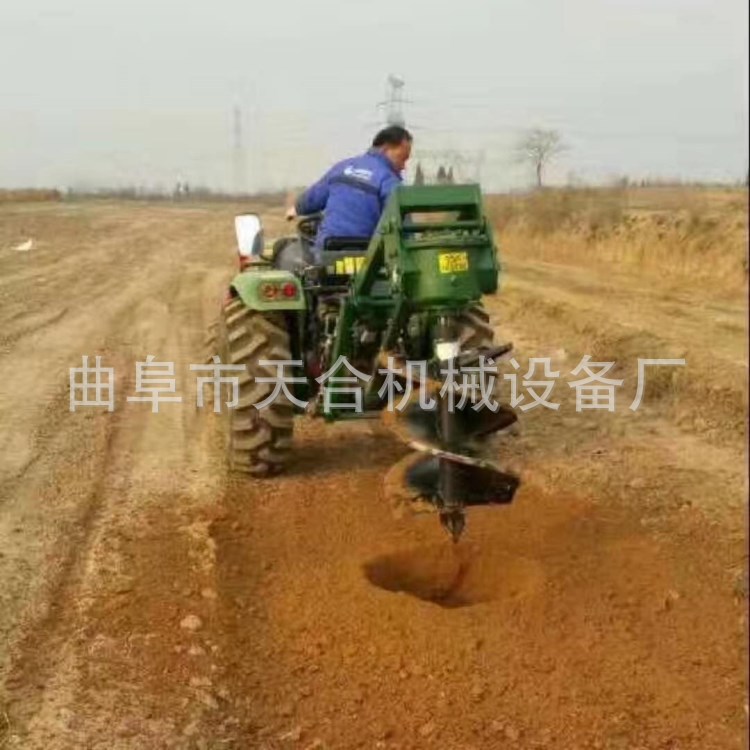 大型高效树坑机植树用挖坑机供应悬挂挖坑机钻头型号齐全价格低