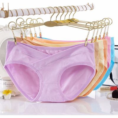 pregnant woman Underwear pure cotton Low-waisted Large triangle Primer Underwear Low-waisted pregnant woman lady Underwear 107