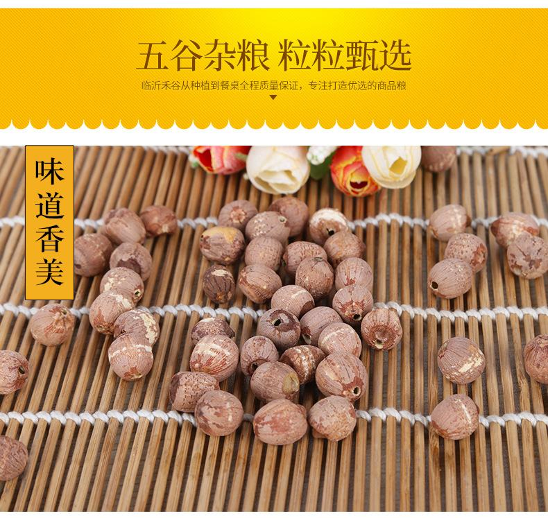 Red Lotus Seeds Hong Lian Zi Dried Core-Removed Low-Temperature Baked Bulk for Soup Congee and Soy Milk preparation