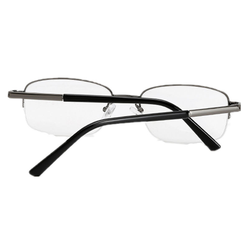 男士老花镜高品质商务老花眼镜半框吊丝老年镜弹簧镜腿老人镜8006