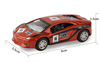 Warrior, toy, metal racing car for boys, small realistic car model, American style, scale 1:50