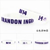 Lakers Basketball Star No. 14 Ingram Signature Bracelet Yingge Sports Training Nights Light Bracelet wristband