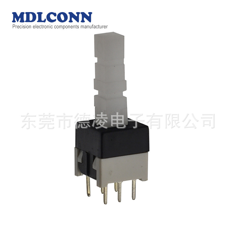 荐 长柄自锁按键开关 8.5开关 PB-8522SL 8.5*8.5*22.5mm 6pin