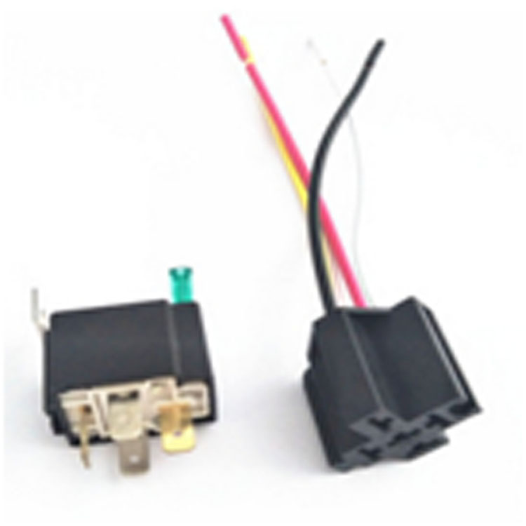 厂家直销12V 30A 带保险丝继电器配插座VFSA30DC12V汽车继电器