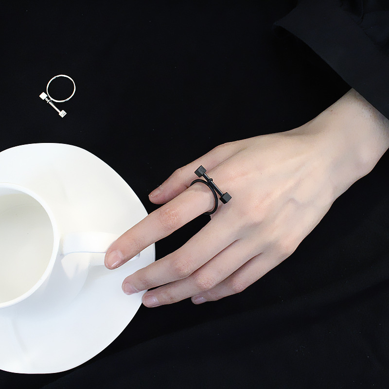 Simple Style Geometric Copper Rings Plating Copper Rings