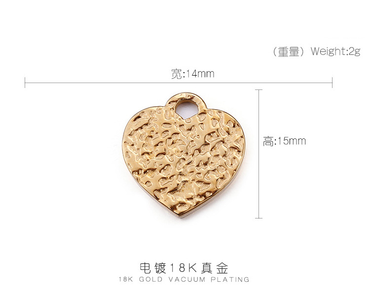2g Weight Vacuum Plating Gold Plating Process 18K Gold Plated Plating Material Titanium Steel Material Plating Design Gold, Silver Color Titanium Steel 18K Gold Plated 2