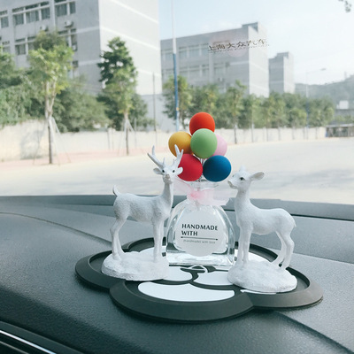 Car interior decorations creative road safety console decorations beautiful advertisement balloon blessing gift