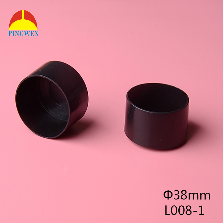 厂家直销批量PVC管外套38MM环保脚塞家具脚保护胶套不锈钢管管套