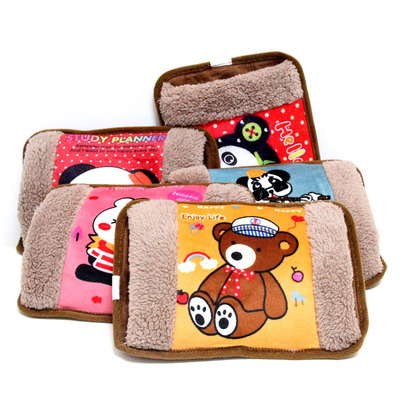 双插手热水袋卡通多样暖手宝型毛绒电暖袋批发一件代发|ru