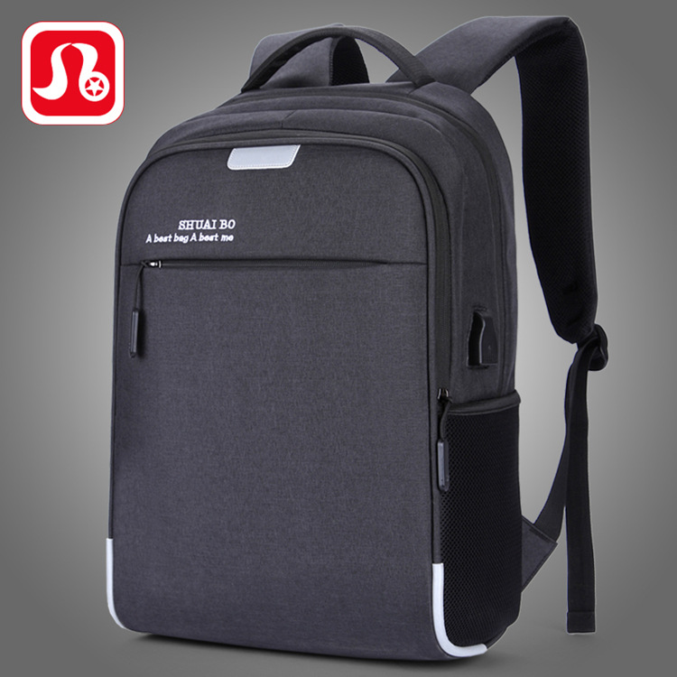 New business backpack men's usb charging...