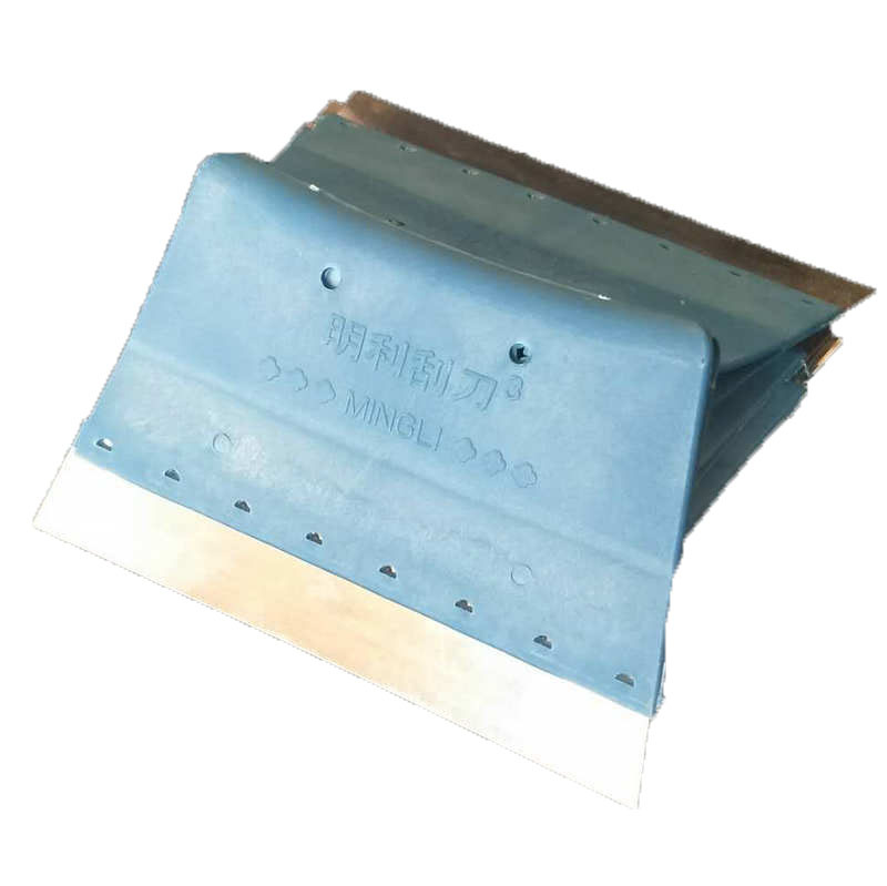 Fábrica al por mayor raspador de yeso raspador de masilla azul espesado raspador de pintura de doble capa de acero inoxidable