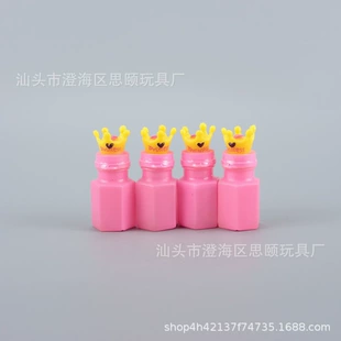 Пузырьковая вода с короной в бутылочке 0 6oz креатив пустая