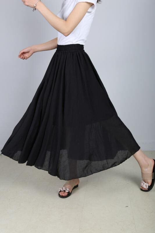 Jupe en Coton et lin - Ref 3441710 Image 17