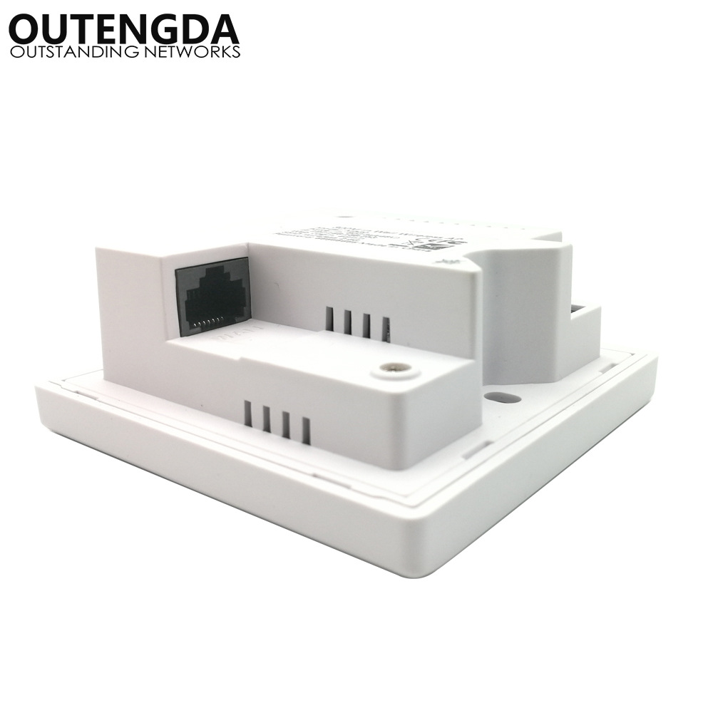 欧腾达QCA9531面板式无线AP嵌入式墙壁路由器标准POE供电入墙AP